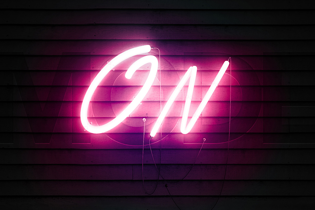 PSD Neon 3D Letters, an Object Graphic by GK Creative (Photo 4 of 8)
