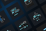 GlowUp – 3D LED Dark Technology Pack, a Characters & Person 3D Model by Iqonic Design (Thumbnail 5 of 6)