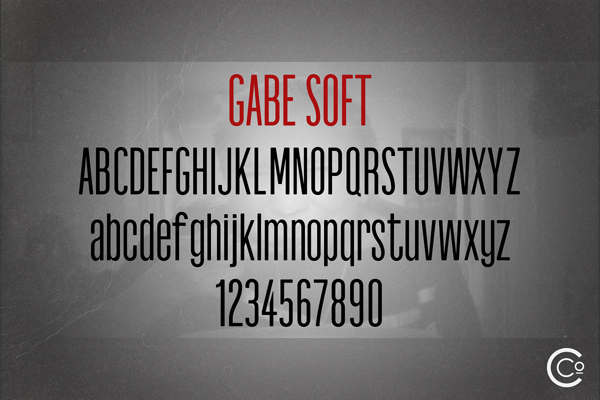 Gabe Sans - Tall Gothic Font Family, a Sans Serif Font by Cribb Co. (Photo 12 of 14)