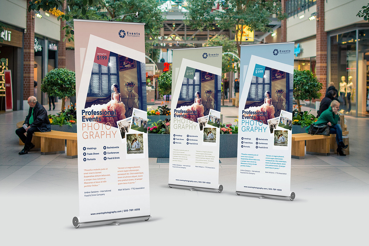 Photography Roll-Up Banner Template, a Flyer Template by floringheorghe (Photo 1 of 4)