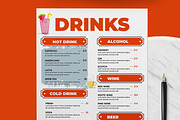 Food Menu Design Template, a Stationery Template by MightyDesign (Thumbnail 4 of 8)