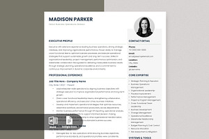 Clean Resume Template, a Resume Template by Anjum Ilyas
