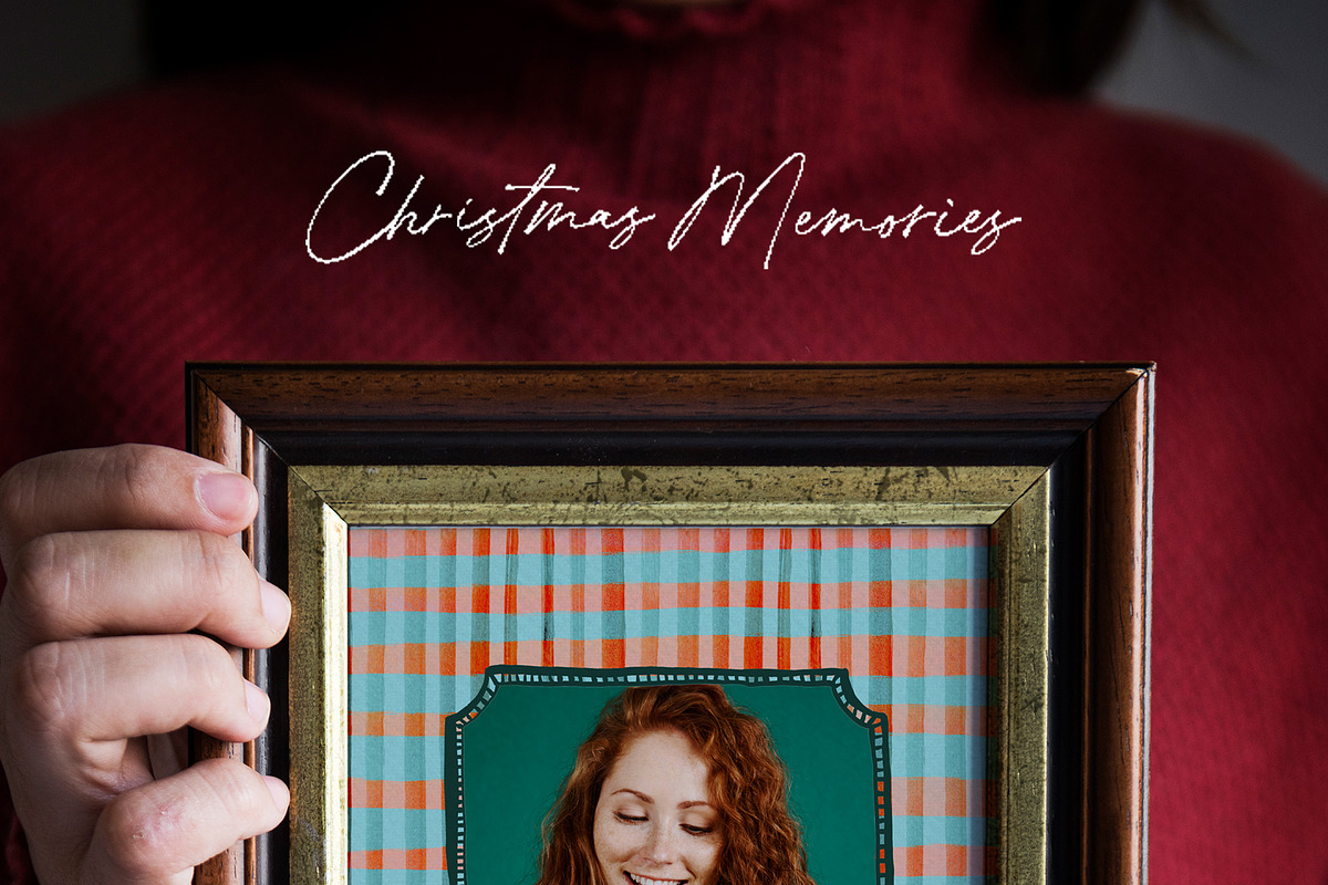 Christmas frames and backgrounds, a Background Graphic by Vero Arts (Photo 7 of 9)