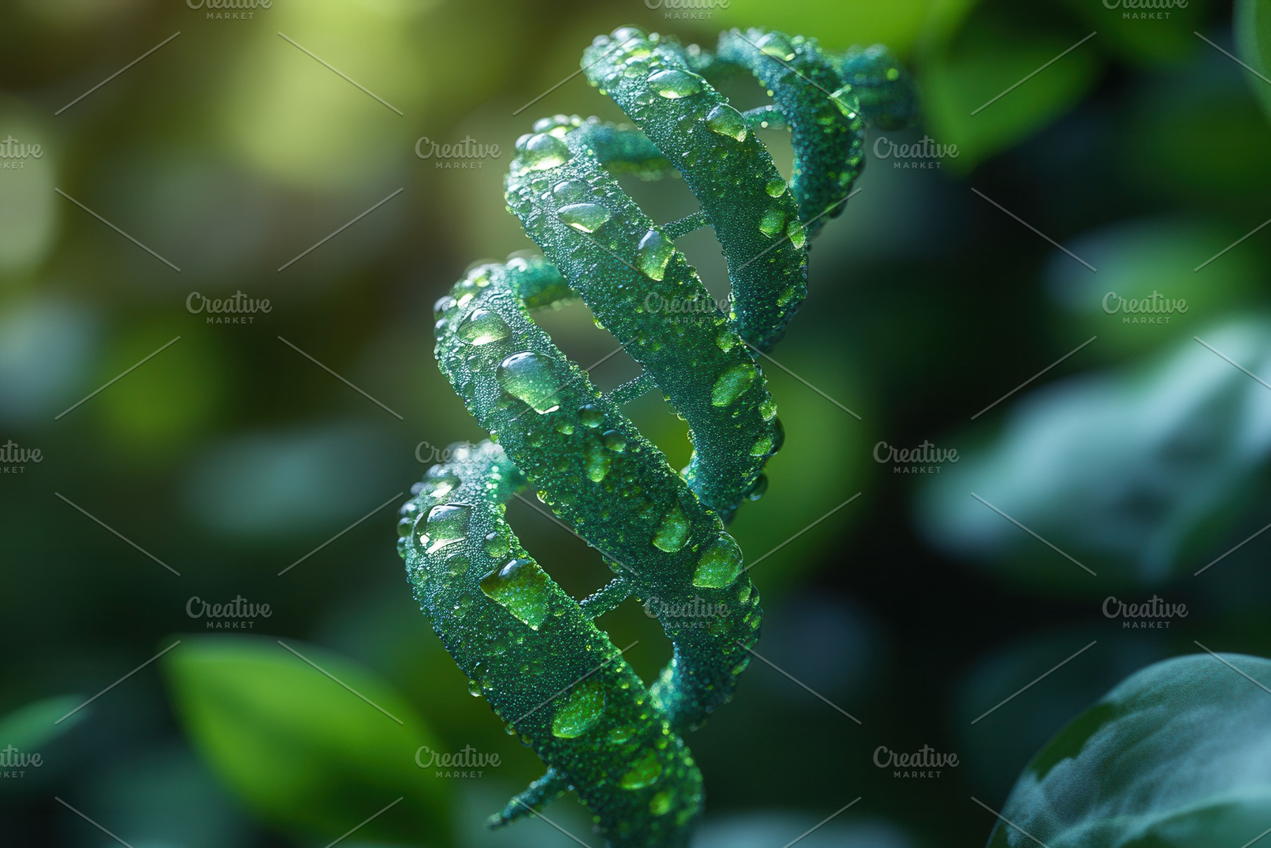 Close-up view of a spiraling fern le, a Photo by Tanuart