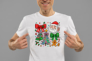 Preppy Santa Doodles Png, Christmas, an Illustration by Daily.Designs (Thumbnail 2 of 5)