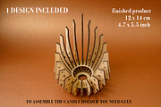 Candle Holder Star 4 Laser Cutter., an Object Graphic by MaramadeLaser (Thumbnail 3 of 5)