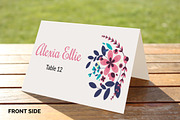 Wedding Table Place Card Template | Card Templates ~ Creative Market