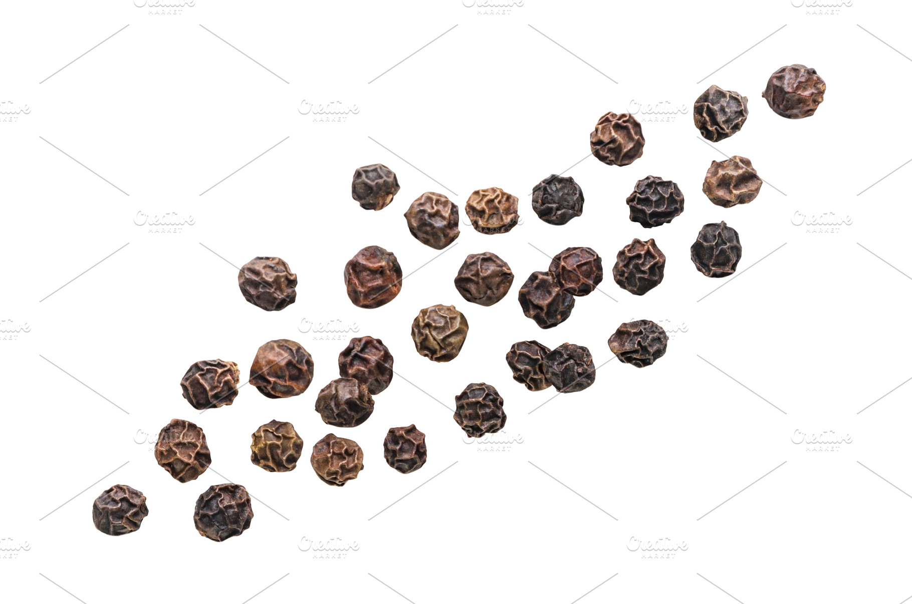Peppercorns flying close-up on a, a Food & Drink Photo by innakreativ