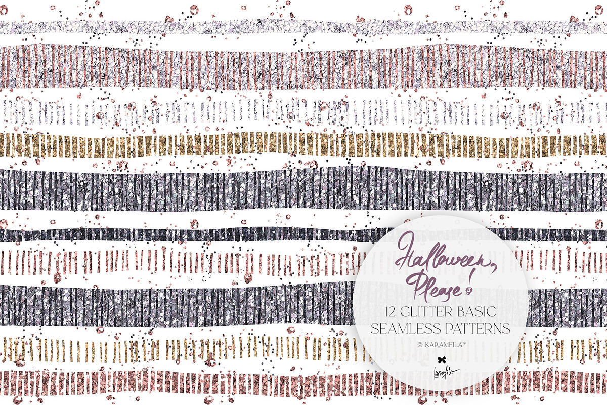 Kawaii Halloween Seamless Patterns, a Pattern Graphic by KaramfilaS (Photo 21 of 32)