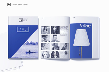 Editing Photoshop Brochure Template 