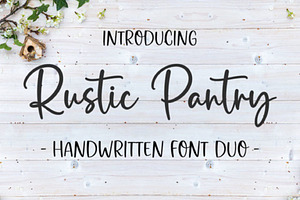 Rustic Pantry Font