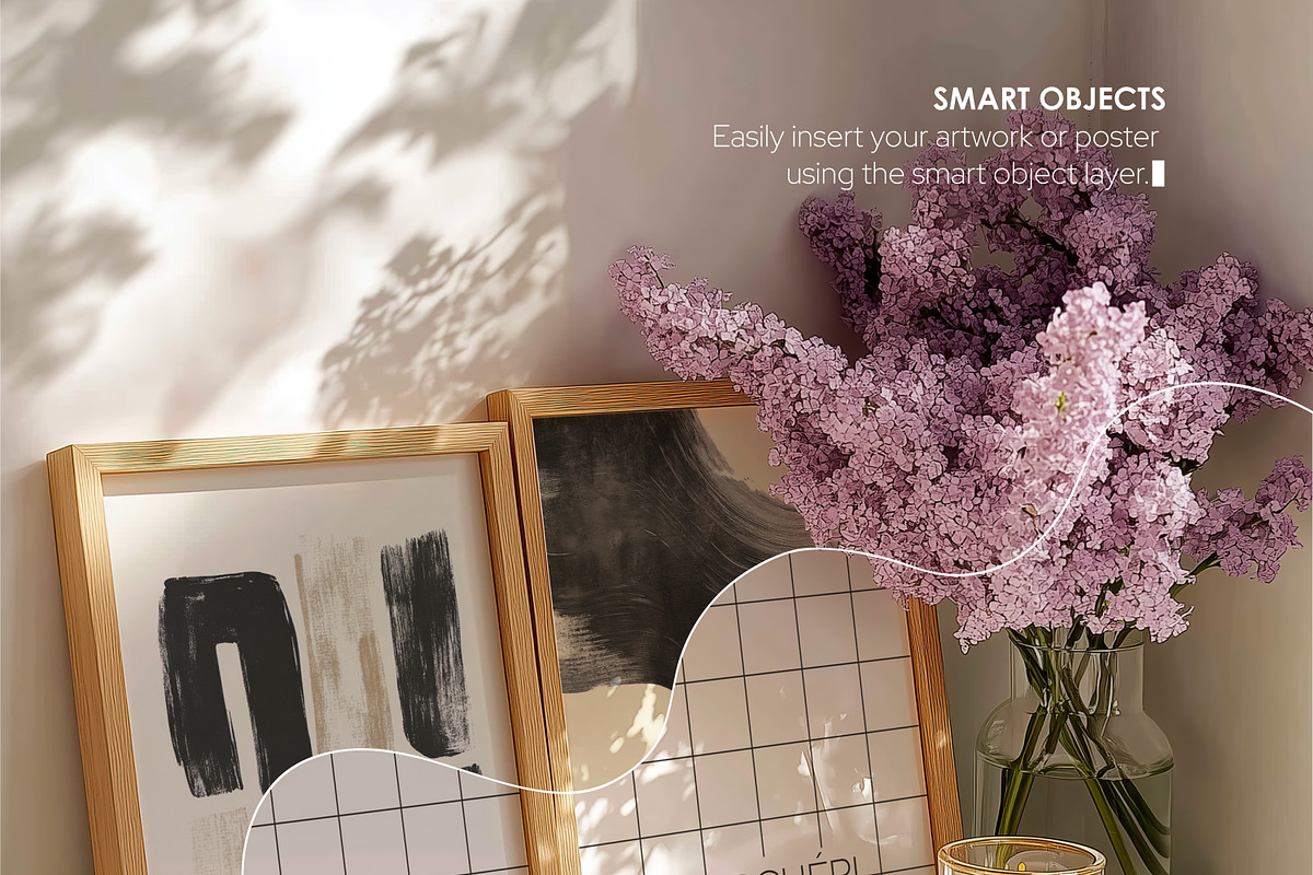 LILAC MORNING | Frame mockup set, a Household Mockup by SCHÉRI (Photo 4 of 17)