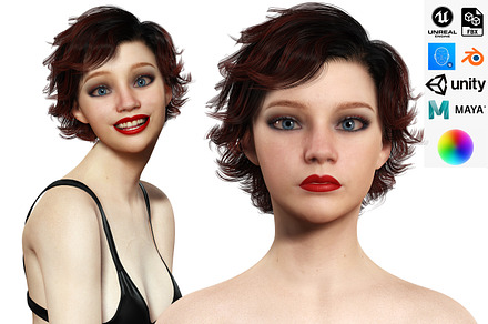 Casual Girl Base Mesh, a Characters & Person 3D Model by hamzakhaloui