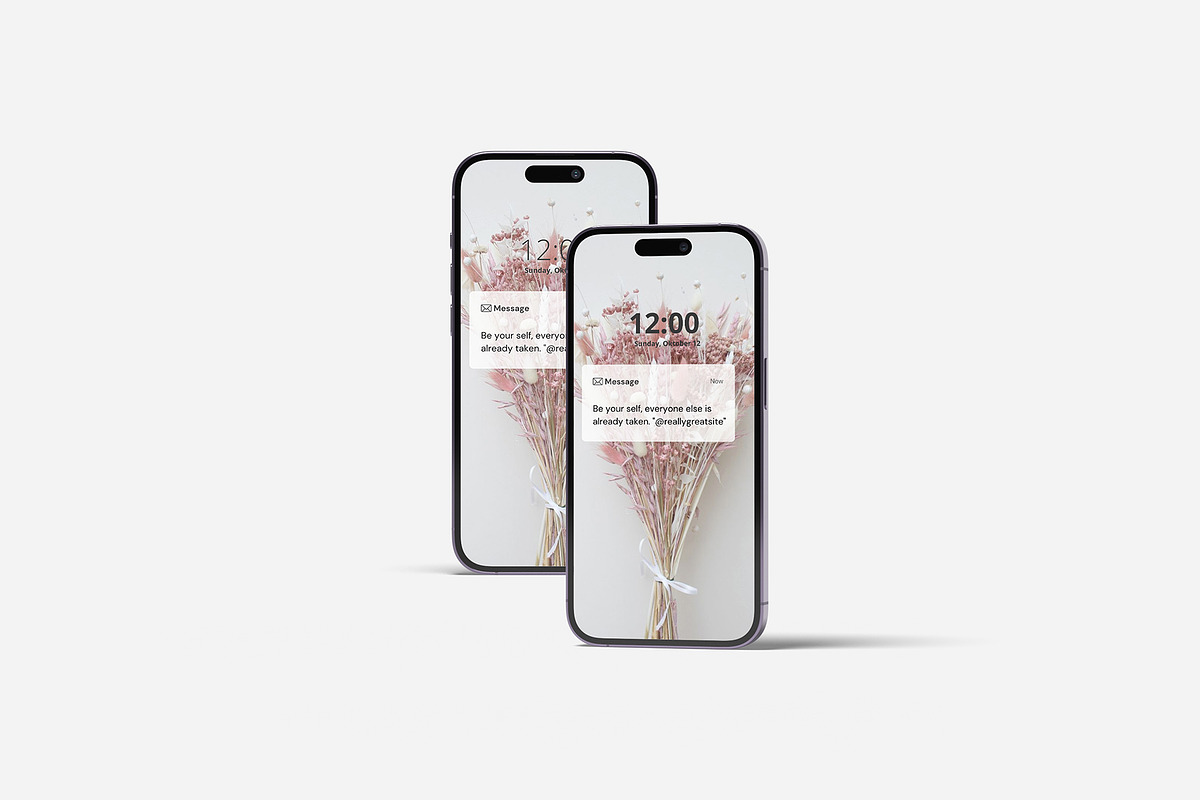 iPhone 14 Pro Mockup, an iPhone Mockup by zuhraabdullah (Photo 13 of 28)