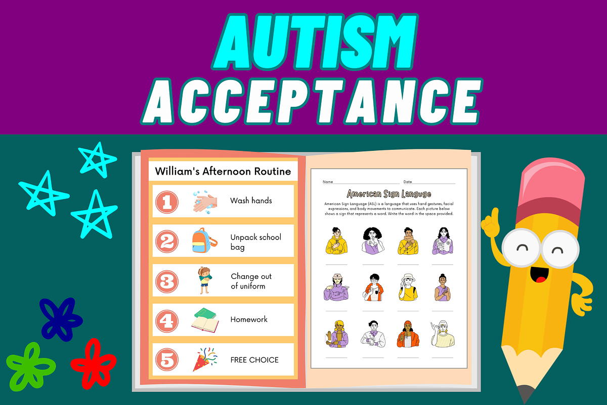 Autism Awareness Activities, a Templates & Theme by Premium Digital Templates (Photo 3 of 3)