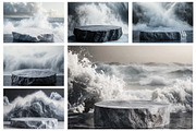 Raw Stone Podium & Stormy Sky, a Business Photo by Nebbia (Thumbnail 2 of 2)