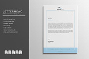 Letterhead Template, a Stationery Template by artisanHR (Thumbnail 1 of 6)
