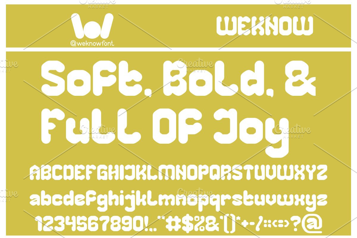 Chubby Tech font, a Font by weknow (Photo 2 of 8)