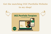 UGC Link In Bio Website Canva, a Landing Page Template by The Chaos Project (Thumbnail 8 of 8)