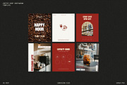 Canva Coffee Shop Instagram Template, a Social Media Template by Mia Branding Studio (Thumbnail 3 of 4)