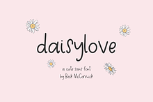 Daisylove Sans - A Handwriting Font