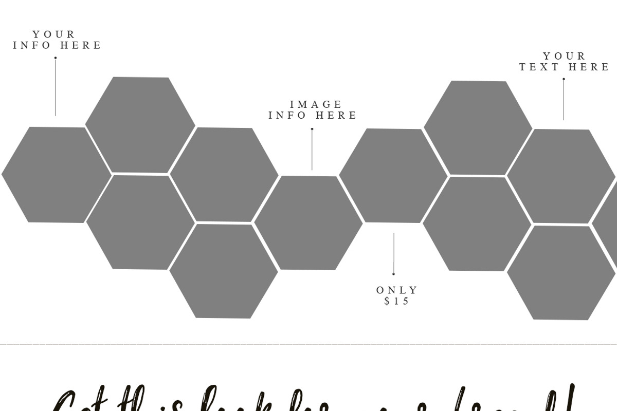 PSD Honeycombe Template, a Presentation Template by JanaBishopCollection (Photo 6 of 6)