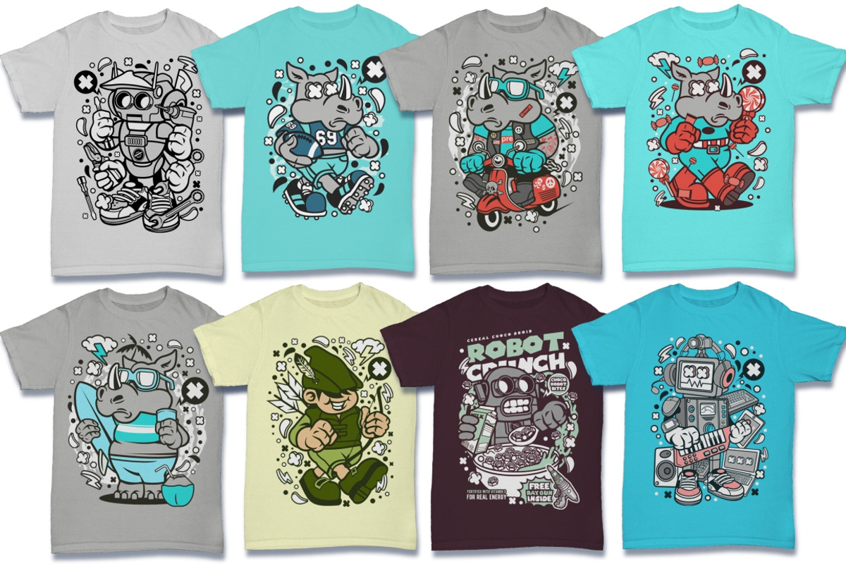 Cartoon Vector 6 Design Bundle, an Illustration by roach_graphic (Photo 22 of 29)