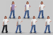 4 Mockups of a Children's T-shirt, a Shirt Mockup by Grow Design Craft Studio (Thumbnail 3 of 7)