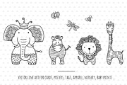 Doodle Critters Illustrations, an Animal Illustration by Tazi Design (Thumbnail 2 of 3)