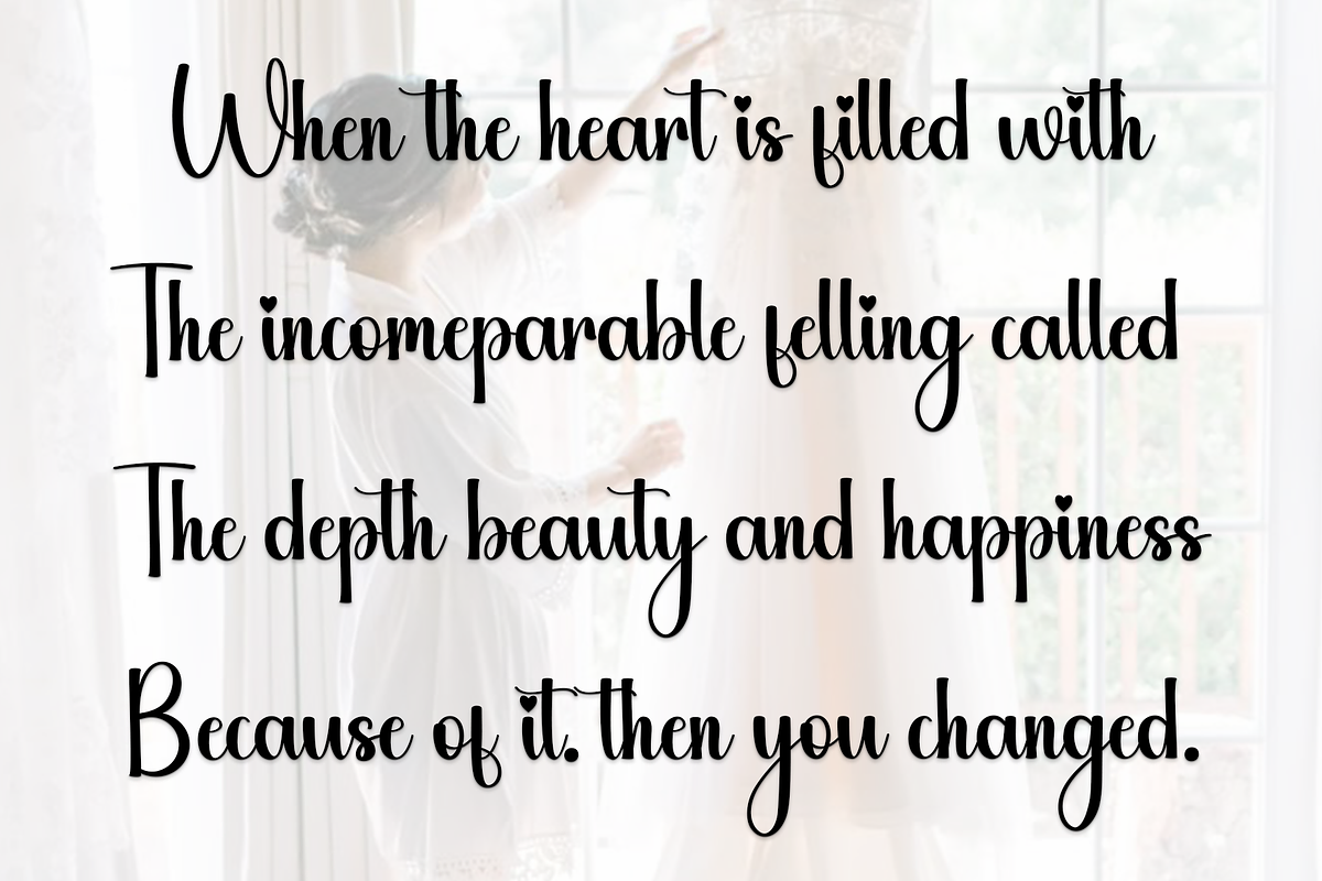 Beauty Calligraphy, a Handwritten Font by InermediaSTUDIO (Photo 6 of 7)