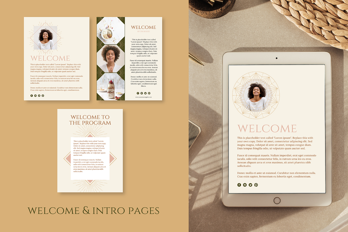 Spirituality & Mindfulness Templates, a Magazine Template by Brand Spanking You (Photo 4 of 25)