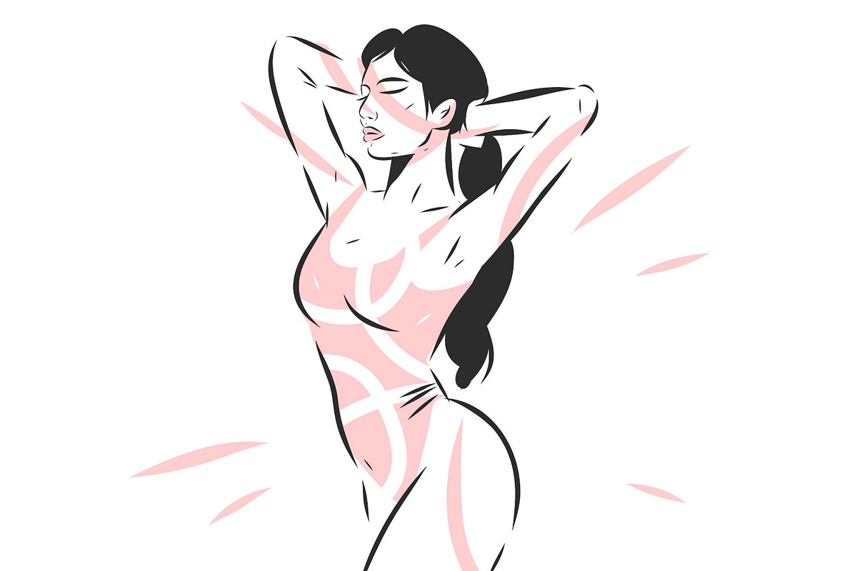 Line body graphics, a Person Illustration by Anastasy_helter (Photo 6 of 20)