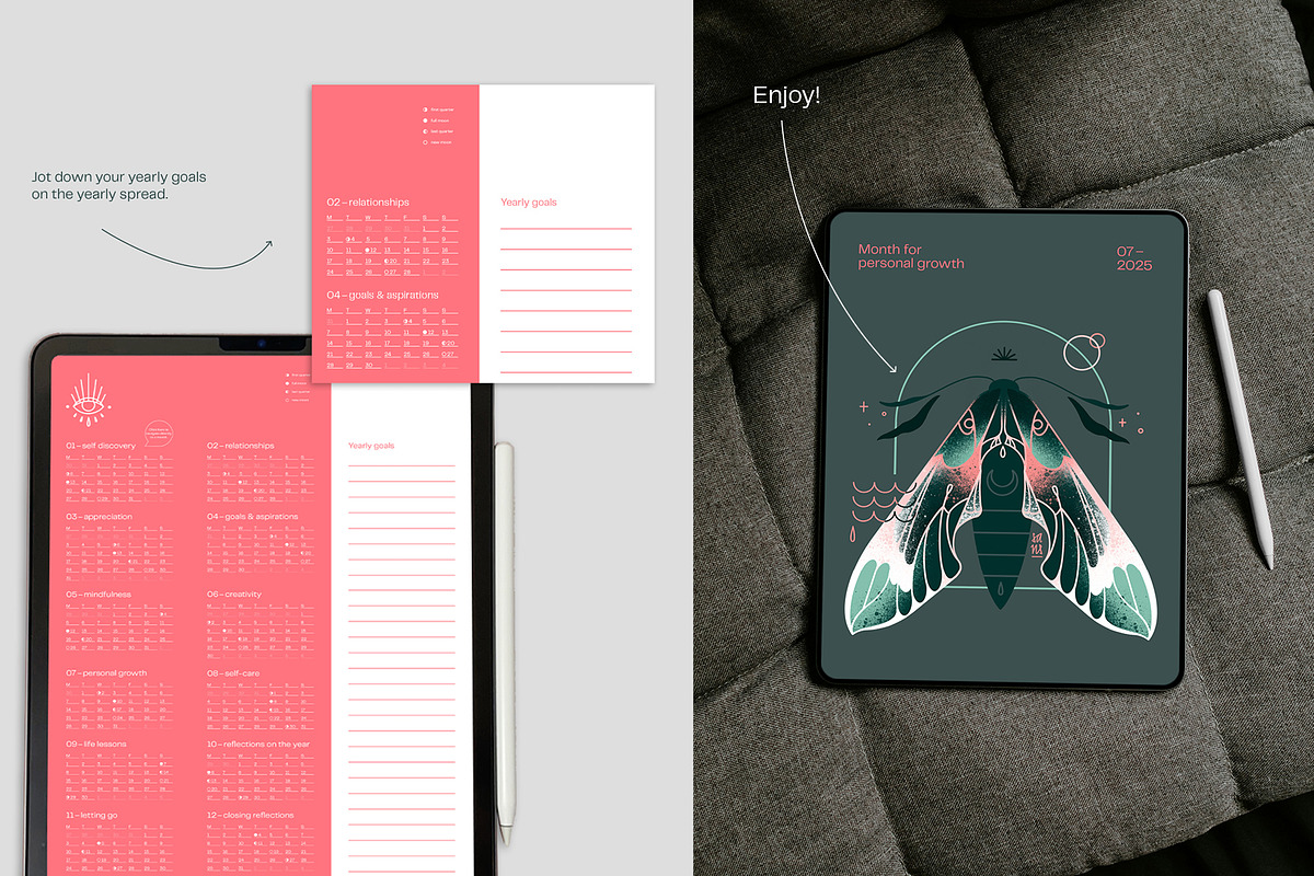 Digital Planner & Journal 2025, a Templates & Theme by sans_sandra.staub (Photo 3 of 3)