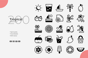 Tropical Duotone Icons, a Duotone Icon by Bloodline