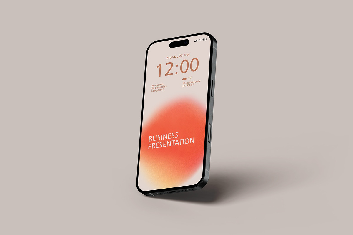 iPhone Mockup, an iPhone Mockup by Tahtagraphic (Photo 3 of 7)