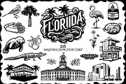 Florida state vector clipart, an Illustration by FITALARTSNEDIGI (Thumbnail 1 of 10)