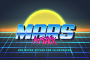 80s Retro Illustrator Styles, a Layer Style Add-On by Vector Galore (Thumbnail 9 of 12)