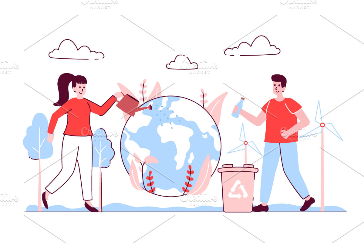 Flat Line Web Illustrations, a Templates & Theme by alexdndz (Photo 5 of 25)