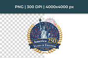 USA 250 Anniversary Clipart, a Seasonal Illustration by InkyQueenArt (Thumbnail 2 of 6)