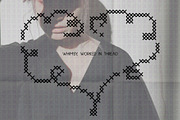 Whimsy Cross Stitch Frames & Borders, an Object Graphic by Anzhelika (Thumbnail 8 of 10)