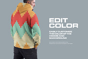 4 Mockups Oversize Hoodies, an Apparel Mockup by Grow Design Craft Studio (Thumbnail 2 of 7)