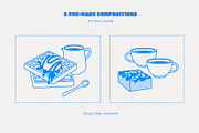 Desserts, a Food Illustration by Sweet Corner (Thumbnail 7 of 12)