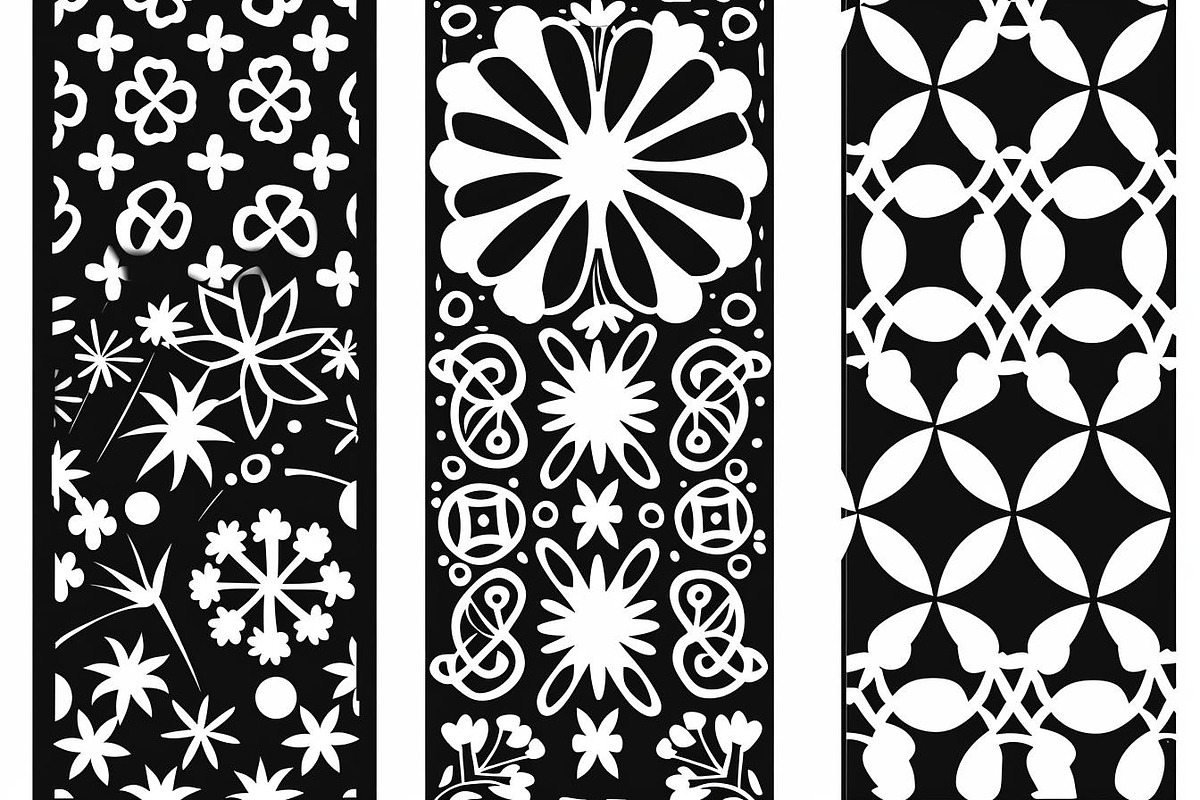 Elegant Floral Laser Cut Panel Bund, an Object Graphic by Creativeshirt (Photo 6 of 10)