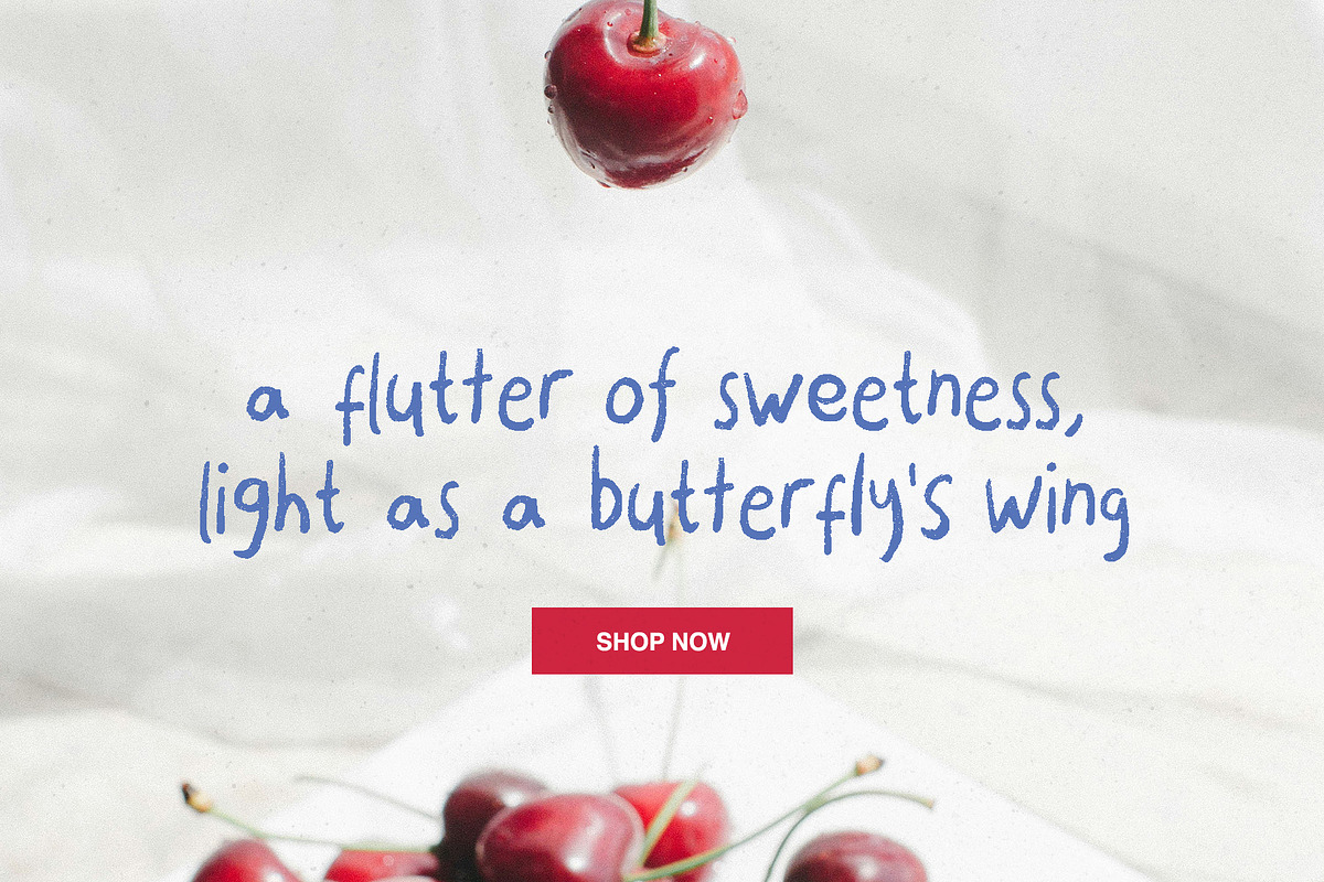 Cherry Feeling Handwritten Font, a Handwritten Font by Perplexitics (Photo 2 of 10)