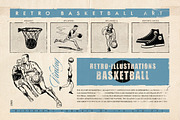Retro Basketball, an Illustration by Retro Machine (Thumbnail 2 of 6)