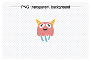 Cute and Funny Monsters Characters, an Illustration by Designfour (Thumbnail 6 of 7)