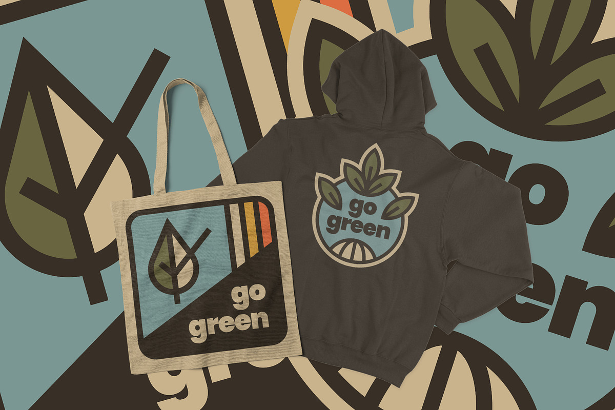 Simple Go Green Badges, an Illustration by Firowerk (Photo 4 of 6)