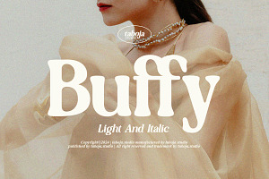 TBJ Buffy - Light & Italic Serif