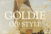 Goldie Old Style Serif Font, a Serif Font by Fenotype (Thumbnail 1 of 14)