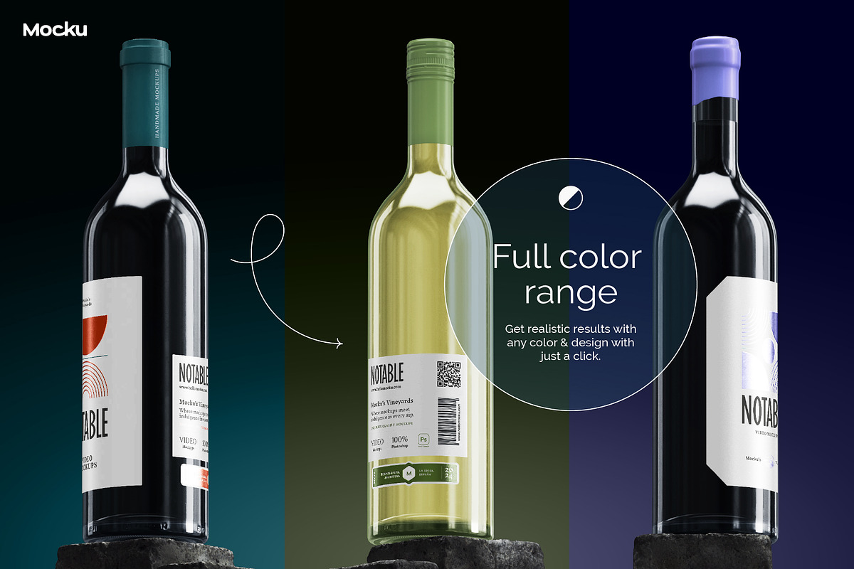 Notable - Bordeaux Wine Video Mockup, a Packaging Mockup by Mocku (Photo 9 of 14)